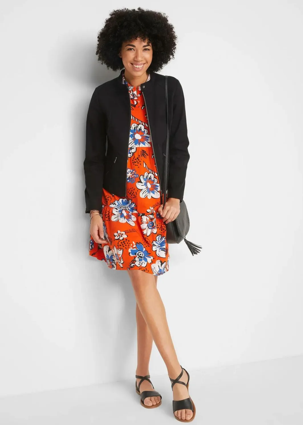 Sale Jacke aus Baumwoll-Twill mit seitlichen Stretcheinsätzen Damen Bekleidung·Hosen|Jacken & Mäntel