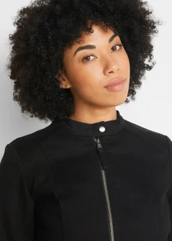 Sale Jacke aus Baumwoll-Twill mit seitlichen Stretcheinsätzen Damen Bekleidung·Hosen|Jacken & Mäntel