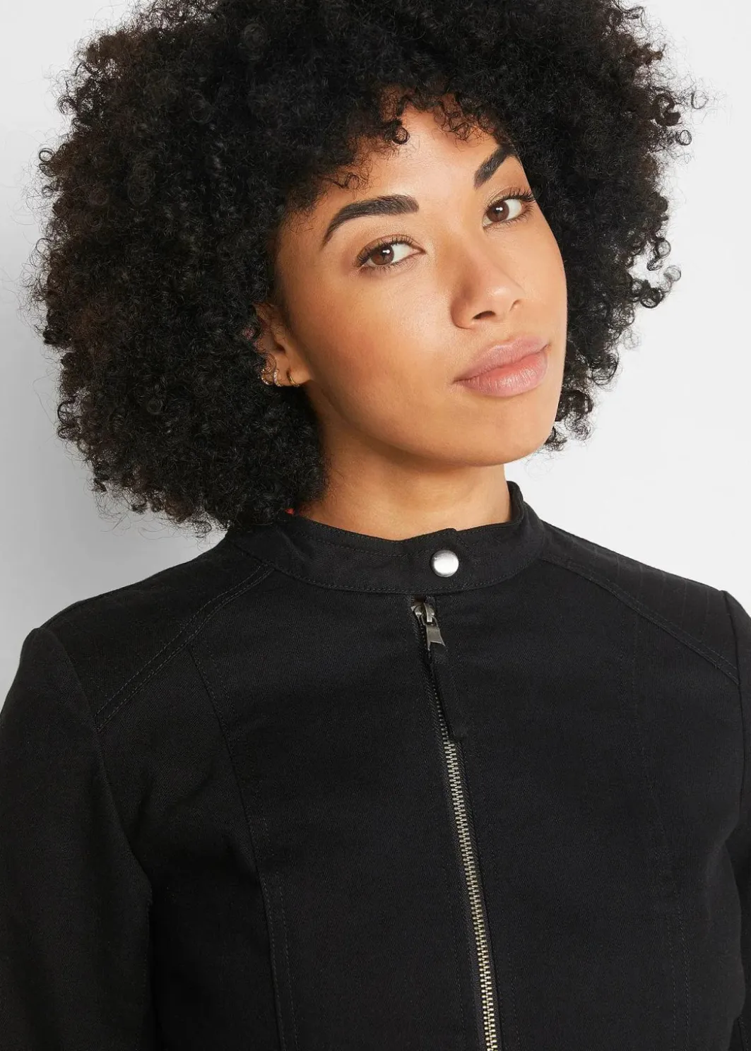Sale Jacke aus Baumwoll-Twill mit seitlichen Stretcheinsätzen Damen Bekleidung·Hosen|Jacken & Mäntel