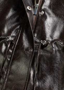 Discount Jacke aus Lacklederimitat Damen Bekleidung·Hosen|Jacken & Mäntel