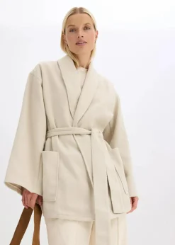 Damen bonprix Jacken & Mäntel|Bekleidung·Hosen|Jacke in Wolloptik