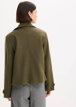 Best Jacke in Wolloptik Damen Jacken & Mäntel|Bekleidung·Hosen