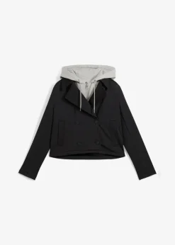 Outlet Jacke mit abgesetzter Kapuze Damen Jacken & Mäntel