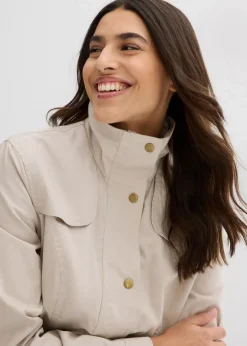 Damen bonprix Jacken & Mäntel|Bekleidung·Hosen|Jacke mit Stehkragen