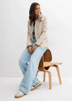 Damen bonprix Jacken & Mäntel|Bekleidung·Hosen|Jacke mit Stehkragen