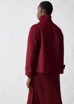 Online Jacke mit weichem Wollanteil Damen Bekleidung·Hosen|Jacken & Mäntel