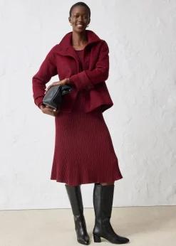 Online Jacke mit weichem Wollanteil Damen Bekleidung·Hosen|Jacken & Mäntel