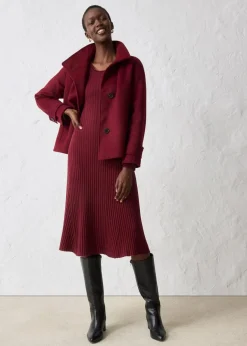 Online Jacke mit weichem Wollanteil Damen Bekleidung·Hosen|Jacken & Mäntel