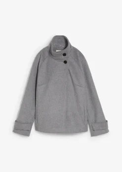 Damen bonprix Bekleidung·Hosen|Jacken & Mäntel|Jacke mit weichem Wollanteil