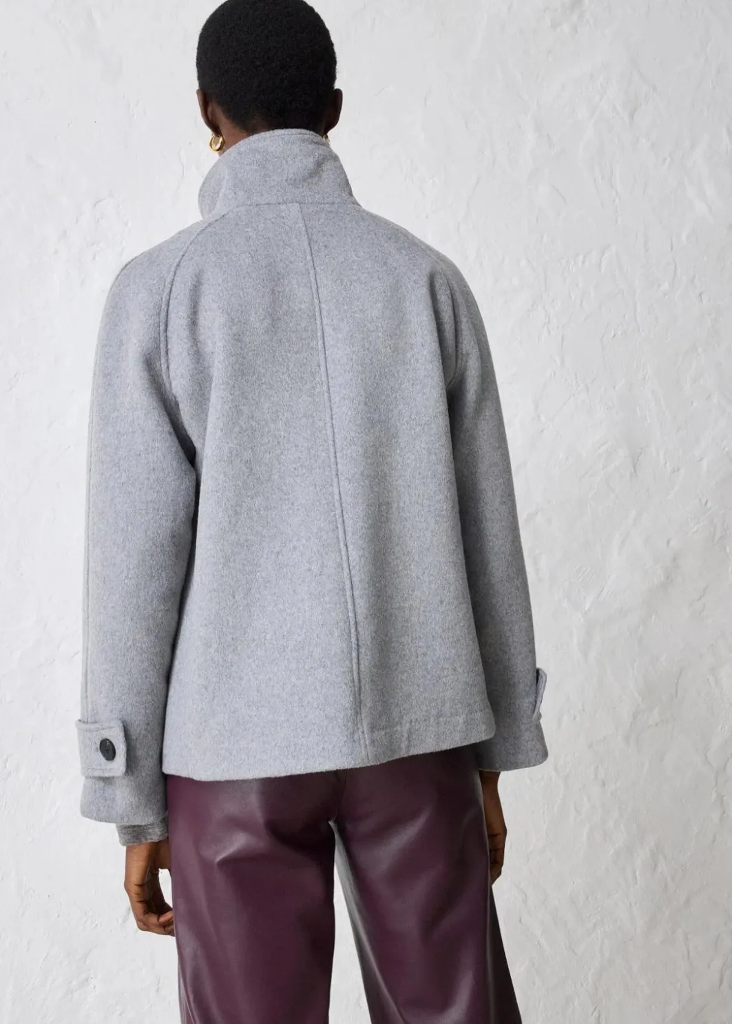 Damen bonprix Bekleidung·Hosen|Jacken & Mäntel|Jacke mit weichem Wollanteil