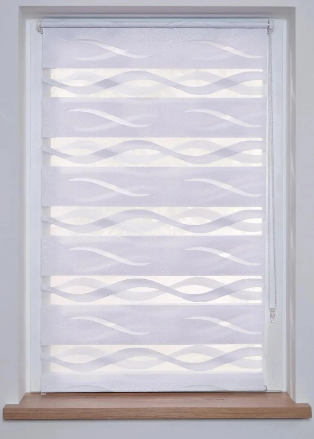 bonprix Rollos|Jacquard Doppelrollo zweifarbig