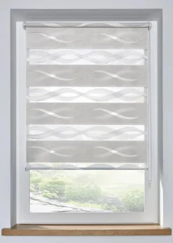 New Jacquard Doppelrollo zweifarbig Rollos