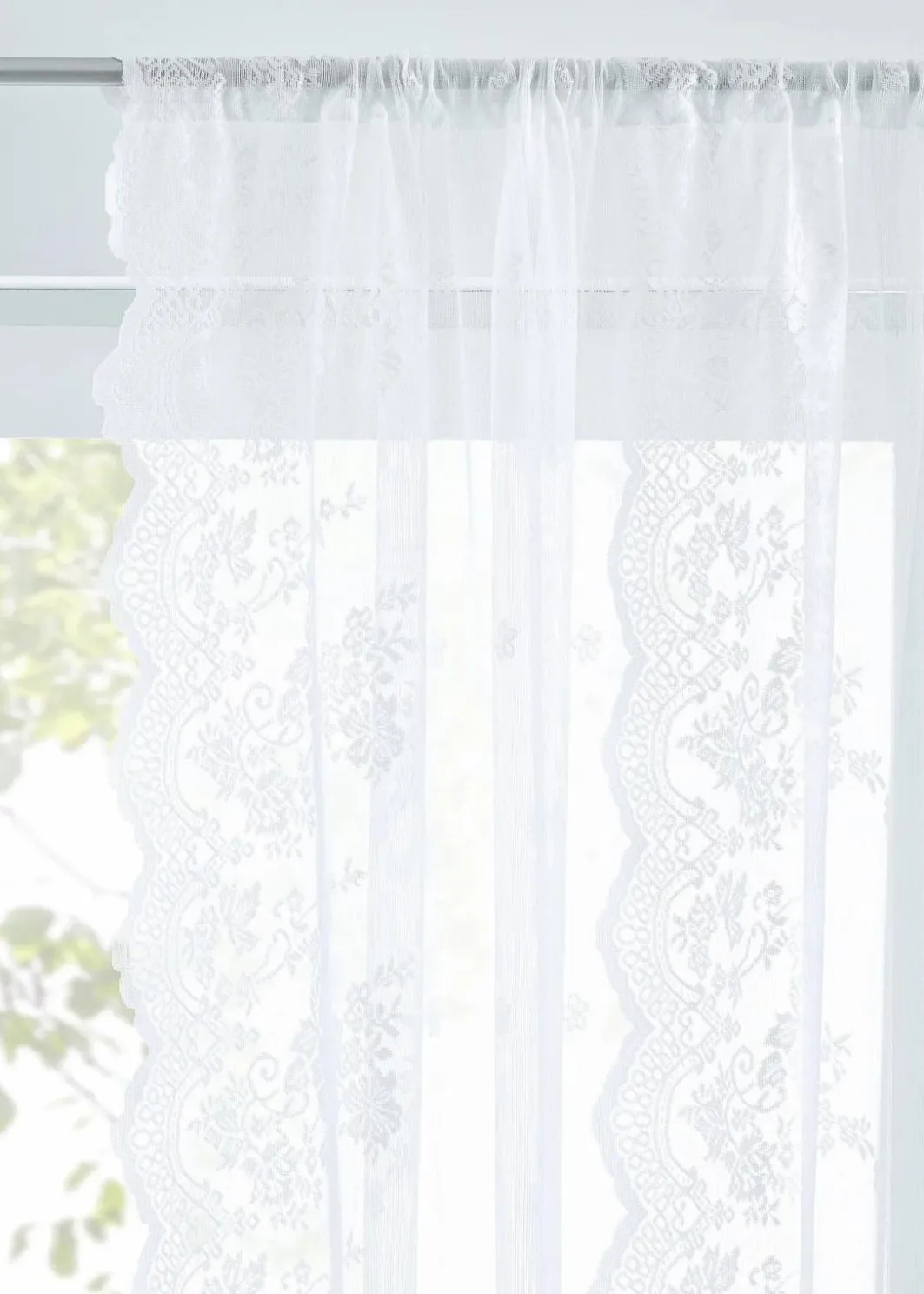 Outlet Jacquard Gardine (1er Pack) Gardinen