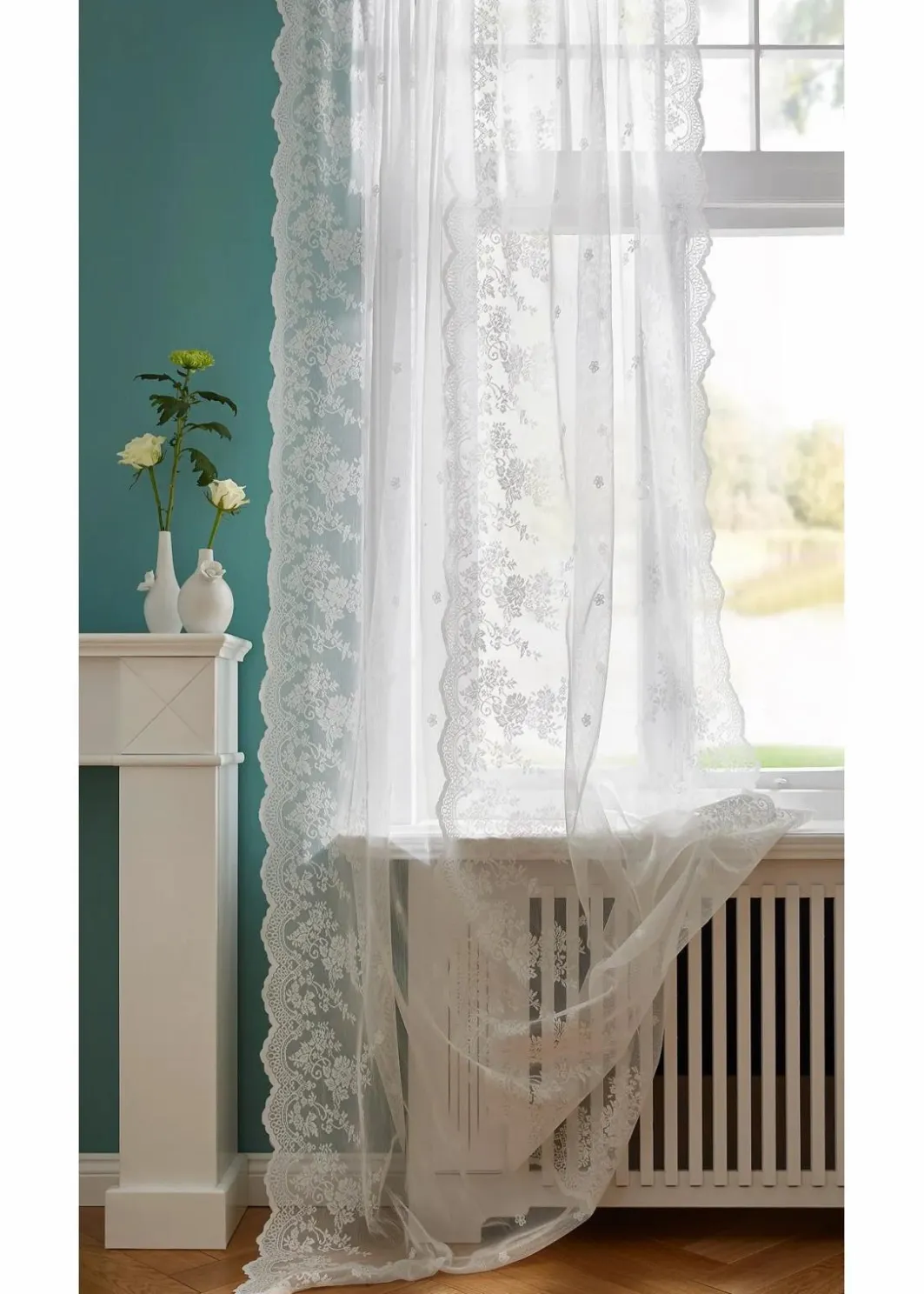 Outlet Jacquard Gardine (1er Pack) Gardinen