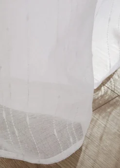 bonprix Gardinen|Jacquard Gardine mit Längsstreifen (1er Pack)