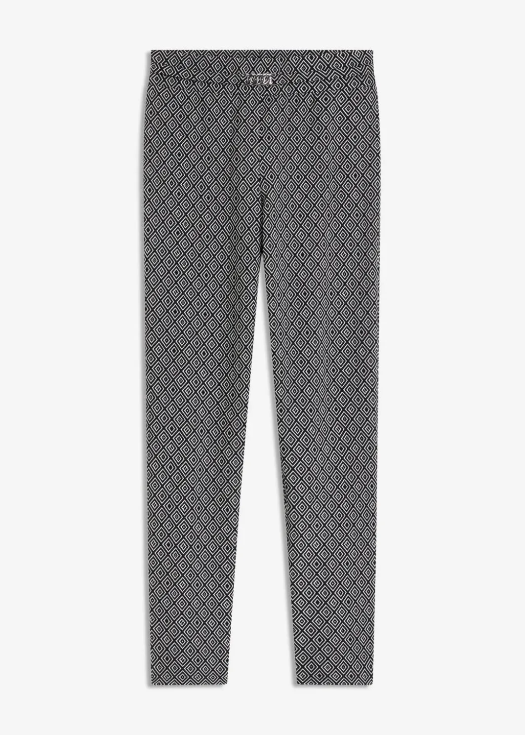 Damen bonprix Bekleidung·Kleider|Hosen|Jacquard Schlupfhose mit Schließendetail