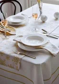 bonprix Geschirr & Servieren|Tischdecken|Jacquard Tischdecke mit Glanzgarn