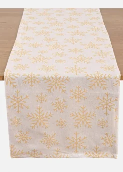 Jacquard Tischläufer aus Bio Baumwolle Geschirr & Servieren|Tischdecken