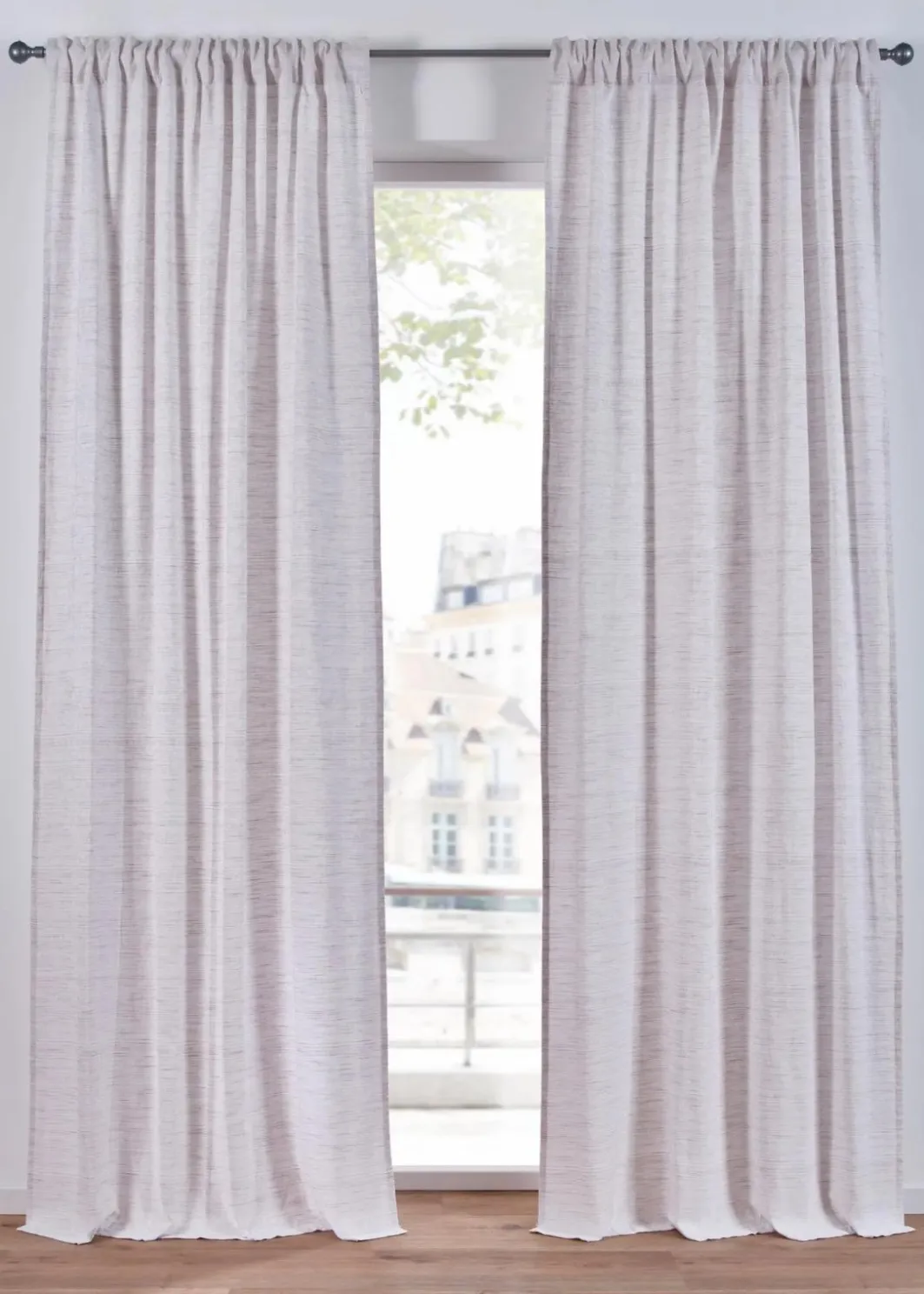 bonprix Vorhänge|Jacquard Vorhang aus Bio Baumwolle (1er Pack)
