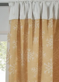 Jacquard Vorhang aus Bio Baumwolle (1er Pack) Vorhänge|Weihnachtsdeko & -Textilien·Gardinen