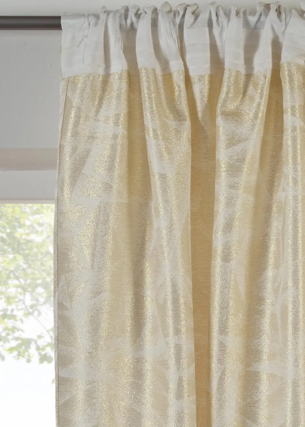 bonprix Vorhänge|Jacquard Vorhang mit Glanz, auch in extralang (1er Pack)