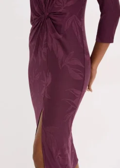 Outlet Jacquard-Midikleid Damen Bekleidung·Pullover & Strickjacken|Kleider