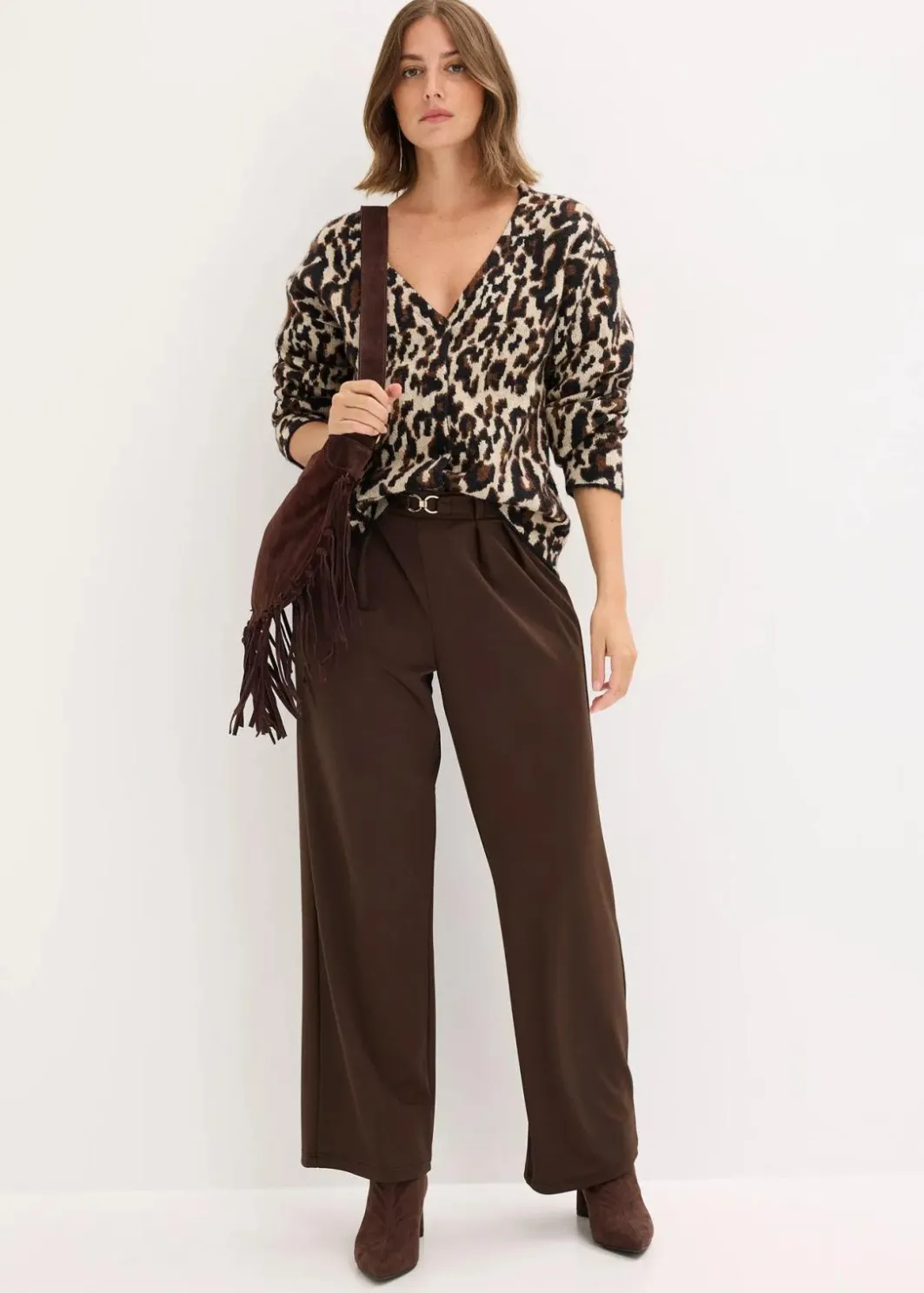 Damen bonprix Bekleidung·Umstandsmode|Bekleidung·Jeans|Jacquard-Strickjacke