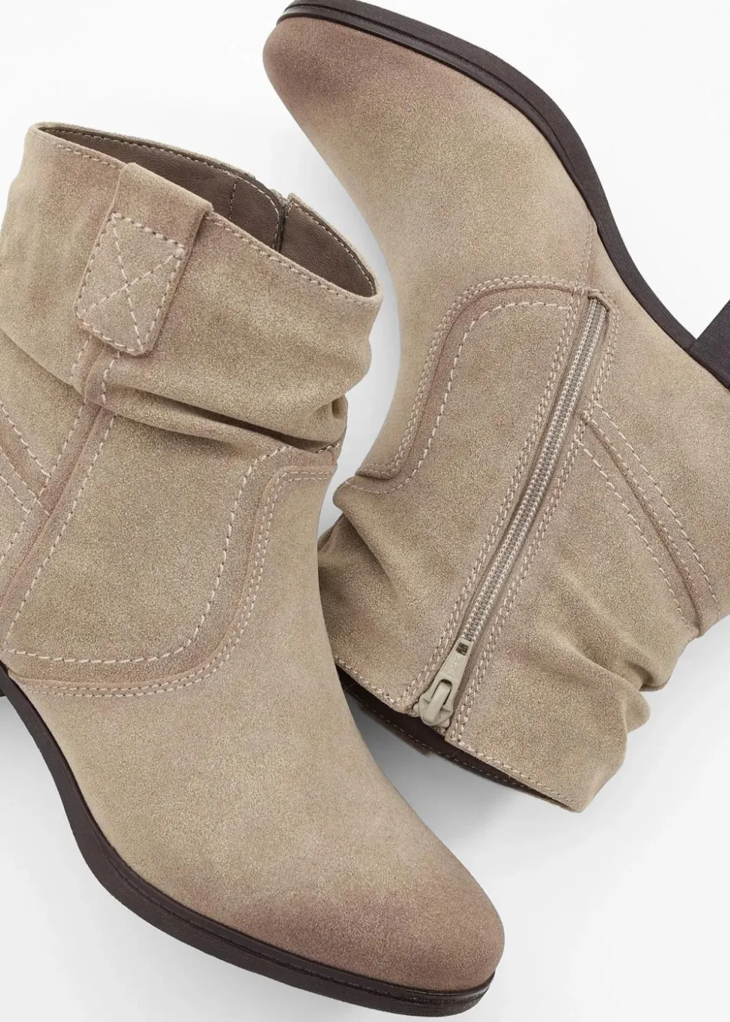 Discount Cowboy Stiefelette in bequemer Weite Damen High Heels|Komfortschuhe
