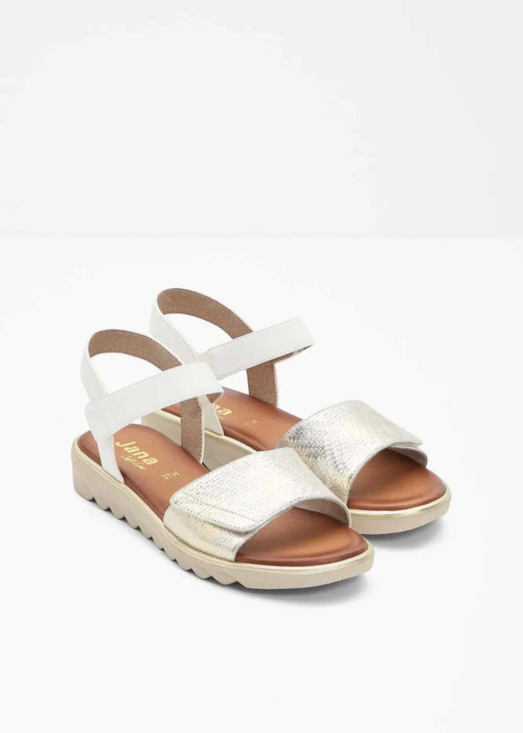 Damen Jana High Heels|Komfortschuhe|Komfort-Sandalen in bequemer Weite