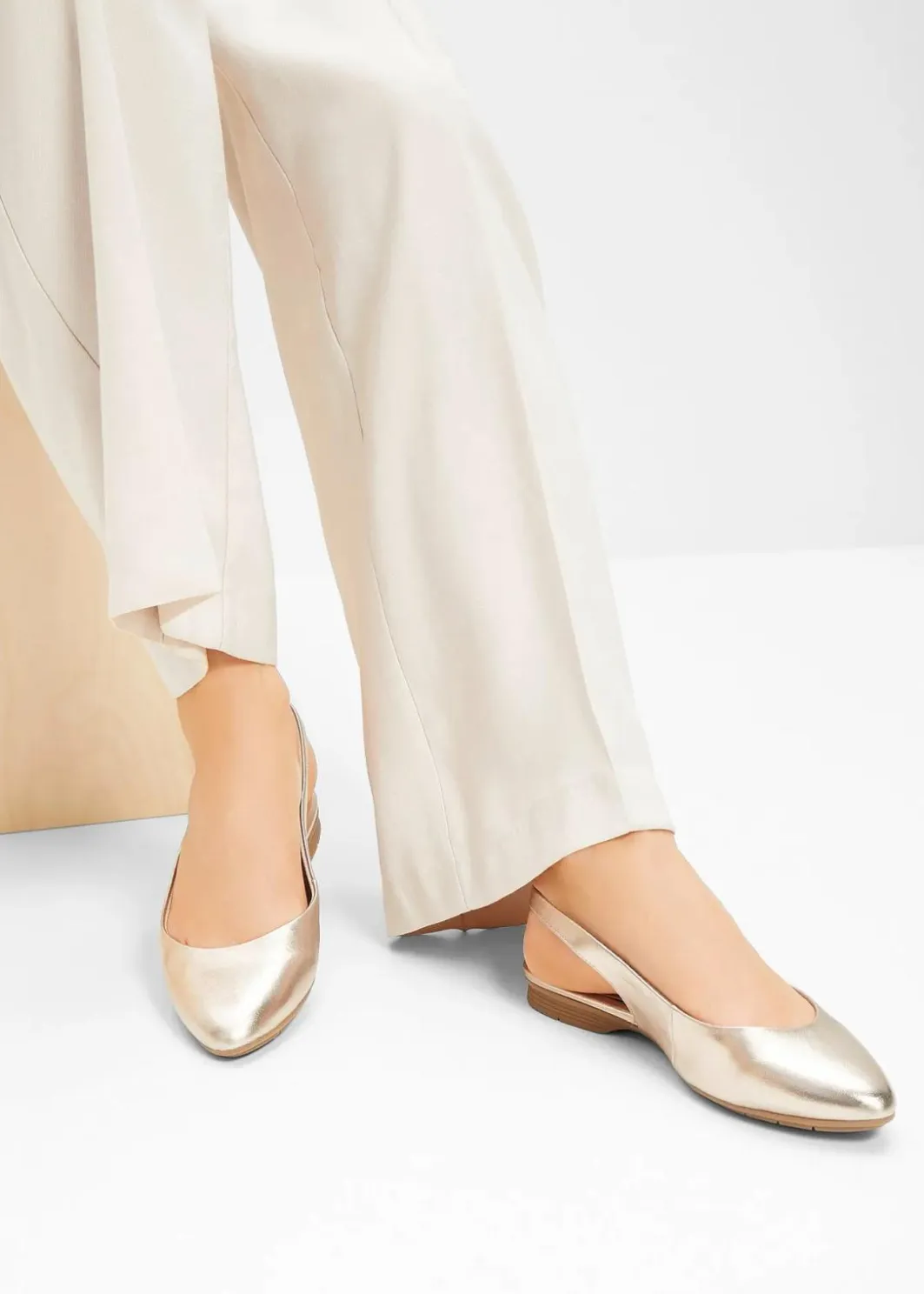 Damen Jana Schuhe & Accessoires In Spezialgrößen·Weite Schuhe|Sommerschuhe|Komfort-Sling-Ballerinas in bequemer Weite