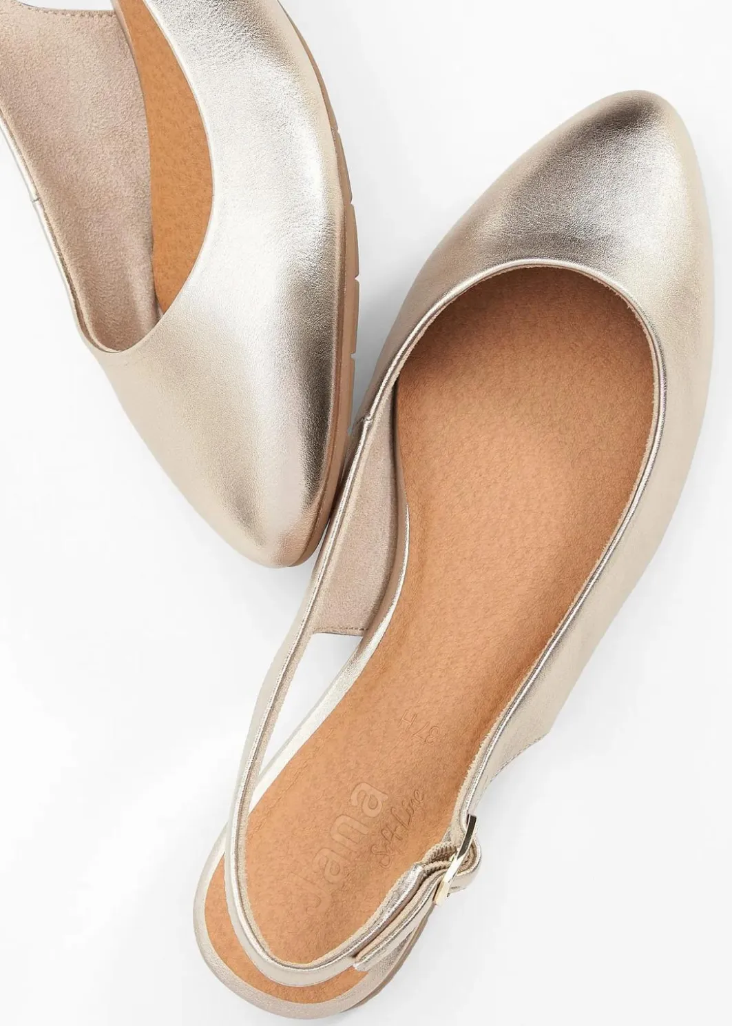 Damen Jana Schuhe & Accessoires In Spezialgrößen·Weite Schuhe|Sommerschuhe|Komfort-Sling-Ballerinas in bequemer Weite