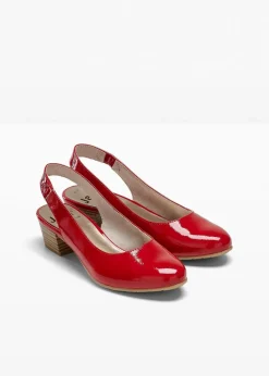 Clearance Komfort-Slingpumps in bequemer Weite Damen High Heels|Komfortschuhe