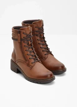 Sale Schnürboots in bequemer Weite Damen High Heels|Komfortschuhe