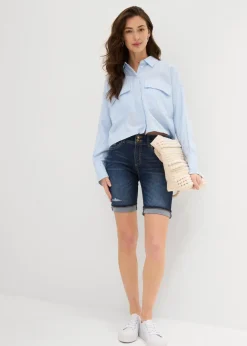 Online Jeans Bermuda Mid Waist Damen Bekleidung·Outdoorbekleidung|Bekleidung·Shirts & Tops