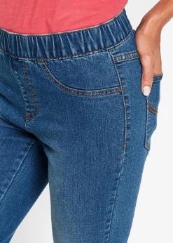 Damen bonprix Jeans|Shorts|Jeans Bermuda Mid Waist, Bequembund