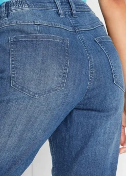 New Jeans Bermuda Mid Waist mit Stickerei und Bequembund Damen Bekleidung·Outdoorbekleidung|Bekleidung·Shirts & Tops