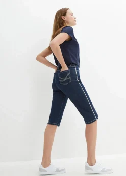 Damen bonprix Bekleidung·Outdoorbekleidung|Bekleidung·Shirts & Tops|Jeans Bermuda Slim Fit High Waist