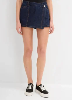 Damen bonprix Jeans|Shorts|Jeans Hosenrock, Mid Waist
