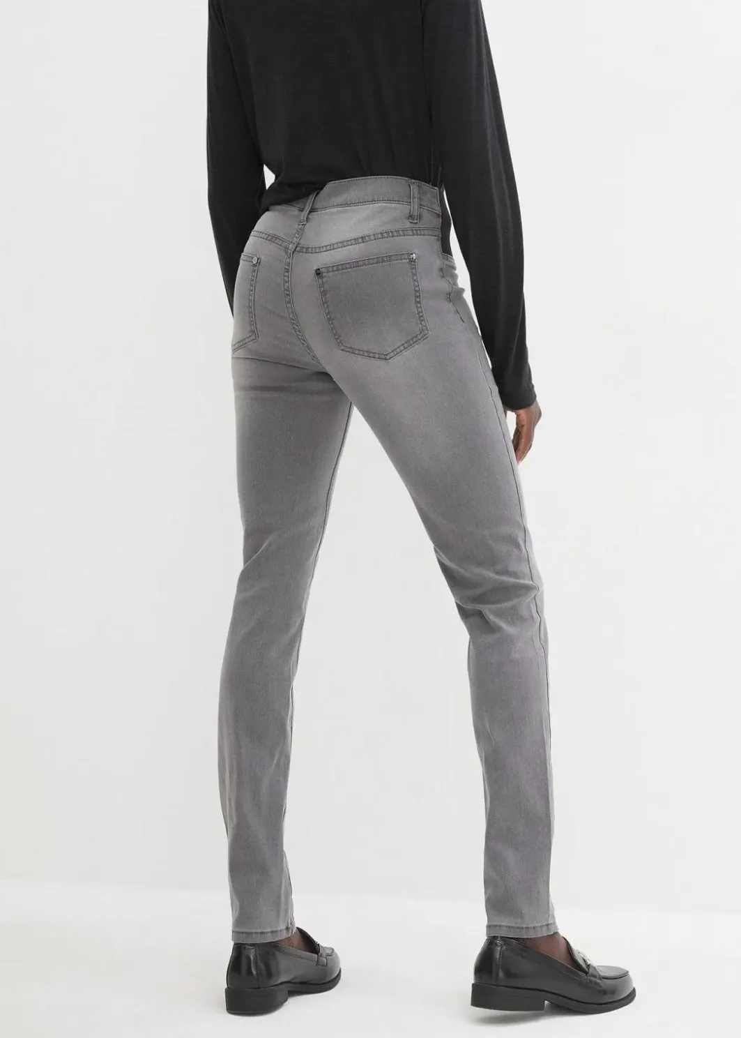 Damen bonprix Jeans|Kurzgrößen|Jeans mit Bequembund