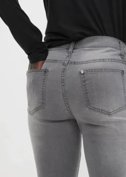 Damen bonprix Jeans|Kurzgrößen|Jeans mit Bequembund