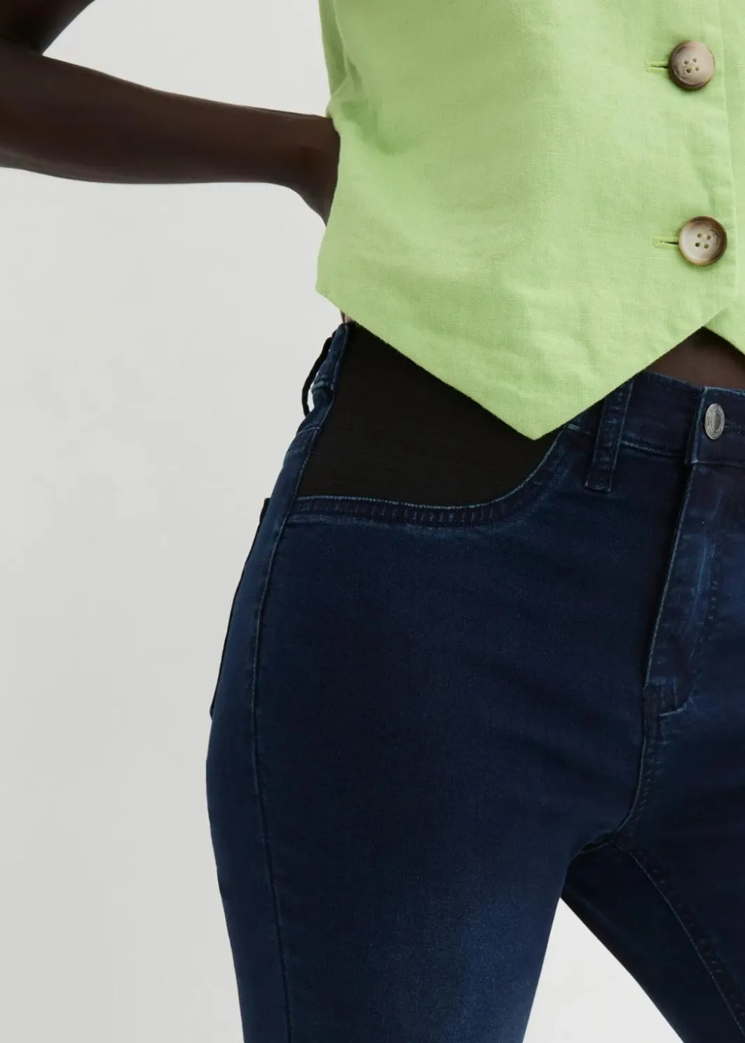 Clearance Jeans mit Bequembund Damen Jeans|Kurzgrößen