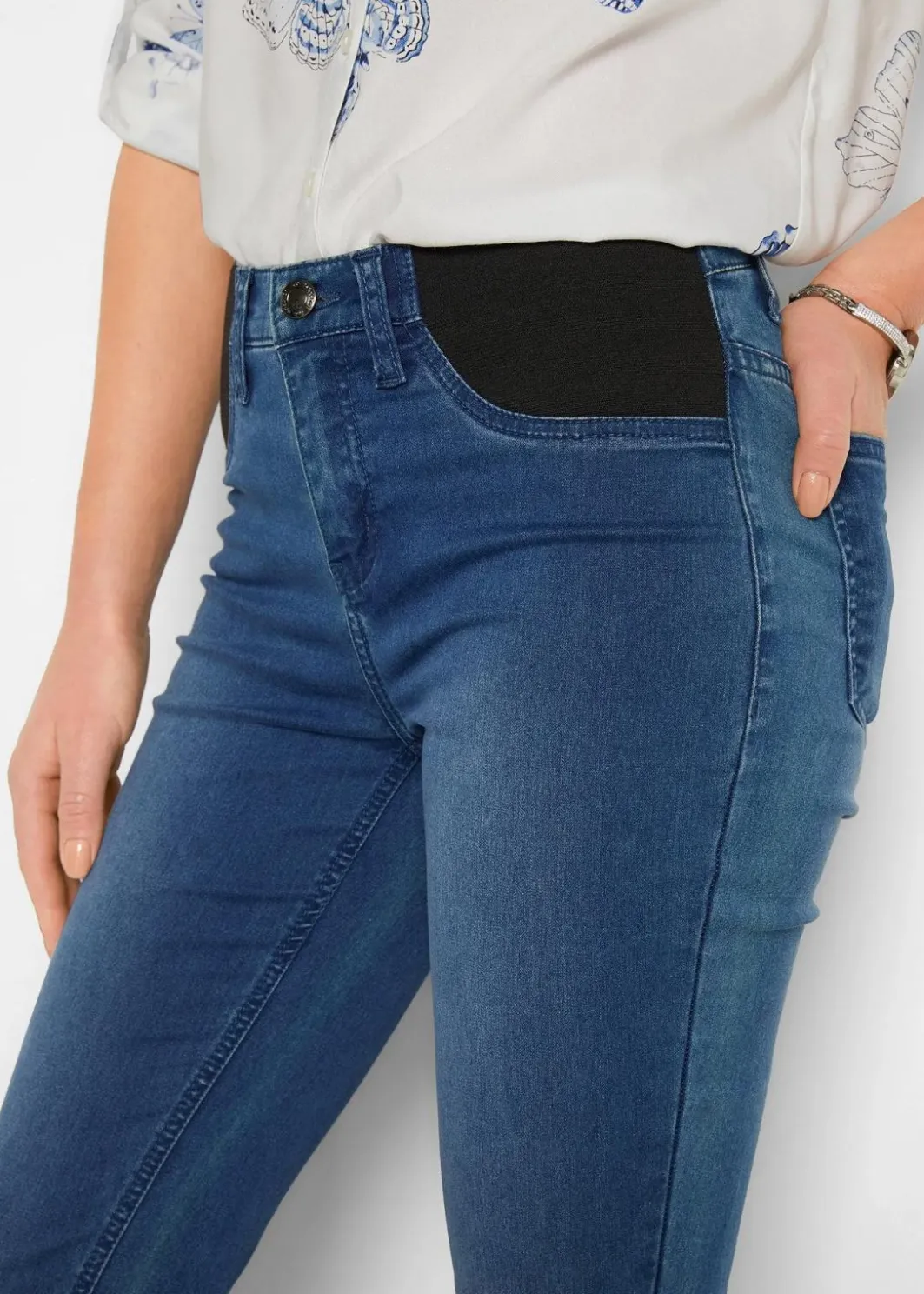 Outlet Jeans mit Bequembund Damen Jeans|Kurzgrößen