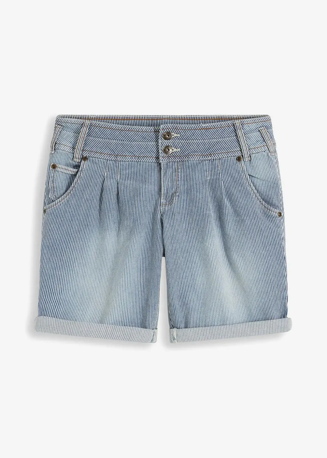 New Jeans-Bermuda Low Waist Damen Shorts|Jeans