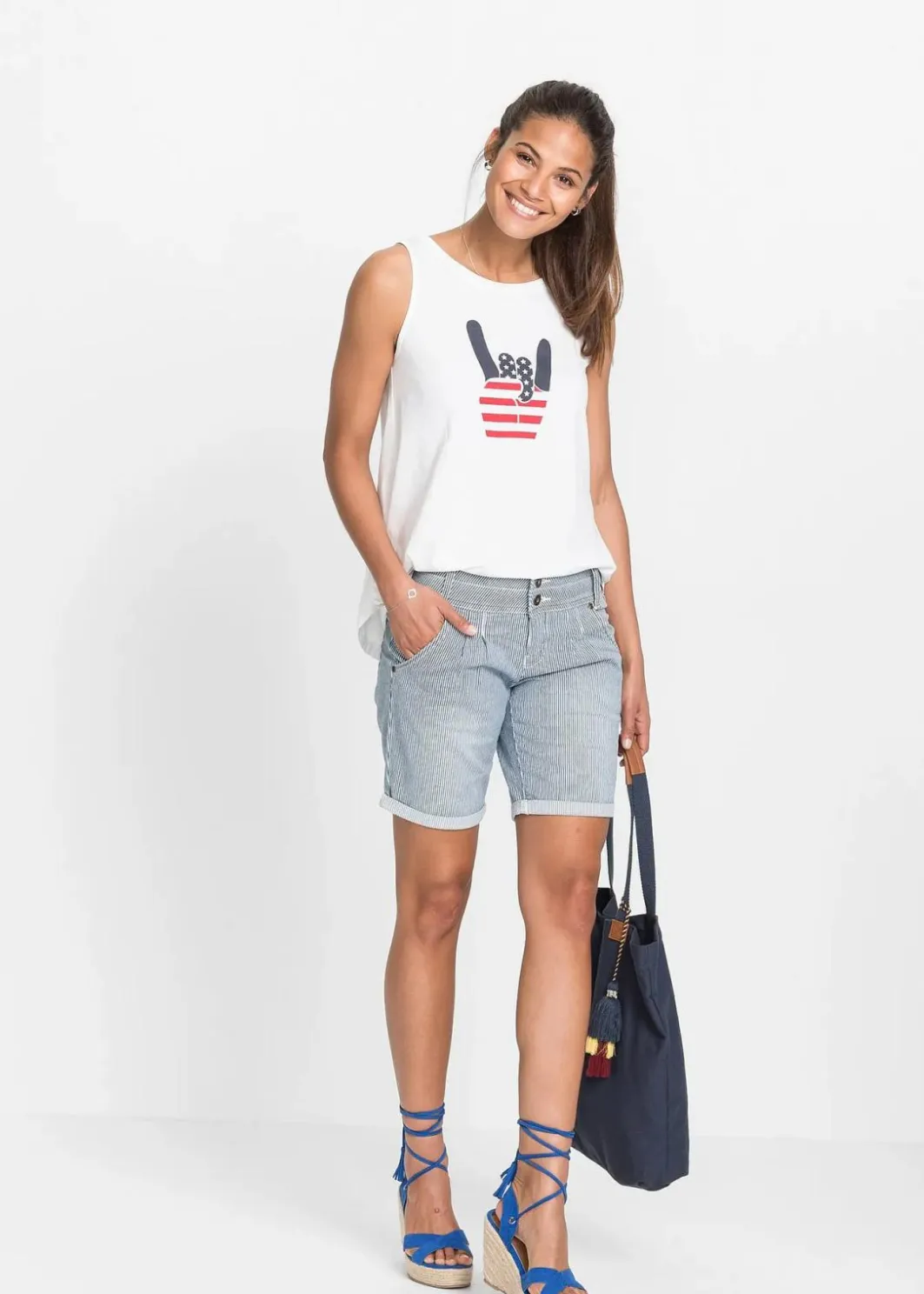 New Jeans-Bermuda Low Waist Damen Shorts|Jeans