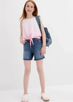 Discount Jeans-Bermuda Mid Waist Kinder Mädchen 9-16 Jahre·Shorts|Mädchen 9-16 Jahre·Jeans