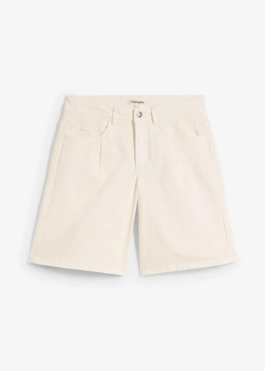 New Jeans-Bermuda Mid Waist Damen Jeans|Shorts