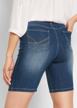 Damen bonprix Bekleidung·Outdoorbekleidung|Bekleidung·Shirts & Tops|Jeans-Bermuda Mid Waist
