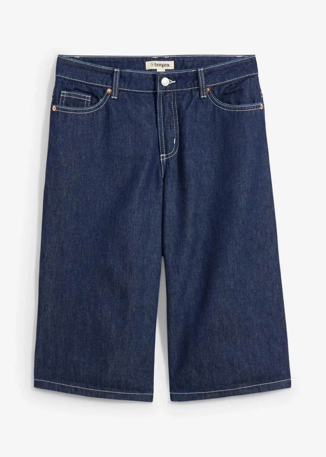 New Jeans-Bermuda Mid Waist, Low Stretch Damen Jeans|Shorts