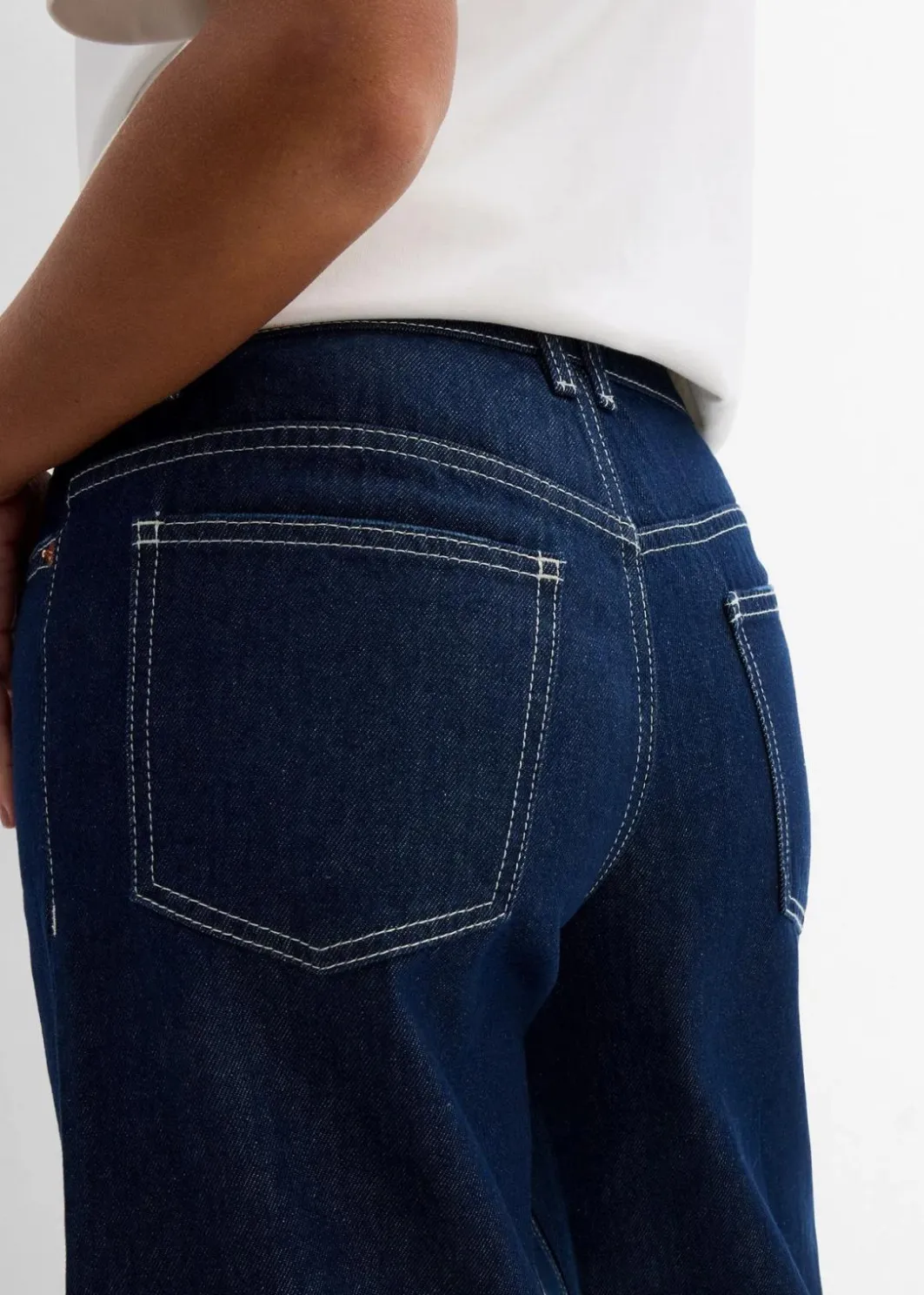 New Jeans-Bermuda Mid Waist, Low Stretch Damen Jeans|Shorts