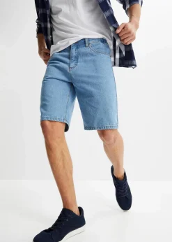 Hot Jeans-Bermuda mit Komfortbund, Classic Fit Herren Jeans|Shorts